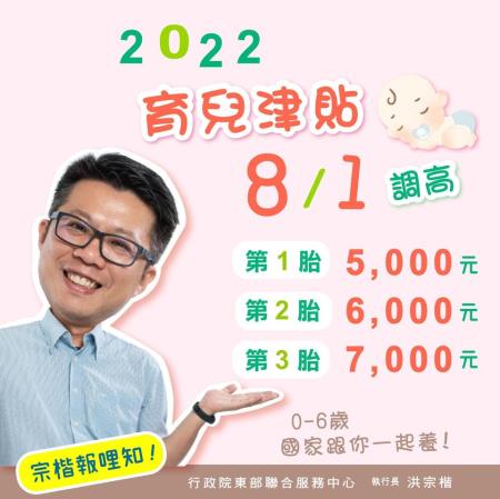 育兒津貼自8月1日起調高.jpg