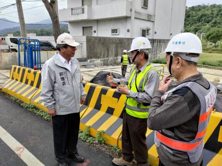東服中心副執行長郭應義視察省道臺9線花東縱谷公路安全景觀大道工程（三民_玉里）.jpg